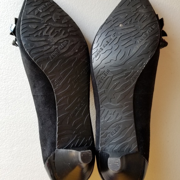 AK Anne Klein Bow Black Cheetah Print Kitt… - Picture 2 of 2